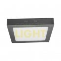 Přisazené LED svítidlo FENIX SQUARE 18W (čtverec/matný chrom) WW/NW/CW (1350lm)