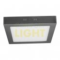 Přisazené LED svítidlo FENIX SQUARE 24W (čtverec/matný chrom) WW/NW/CW (1800lm)