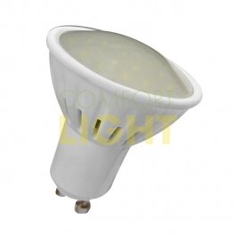 LED žárovka 5W GU10 (keramický chladič / mléčné sklo) WW (430lm) / CW (450lm) LED žárovka 5W GU10 (keramický chladič / mléčné sklo) WW (430lm) / CW (450lm)