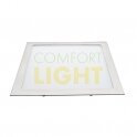 Vestavné LED svítidlo VEGA 24W (čtverec/matný chrom) WW/NW (1800lm)